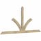 Ekena Millwork Richland Rough Sawn Timber Gable Bracket, Douglas Fir, 96"W x 44"H x 2"D x 4"F, 11/12 Pitch GBW096X44X0204RIC00RDF - alternate 2